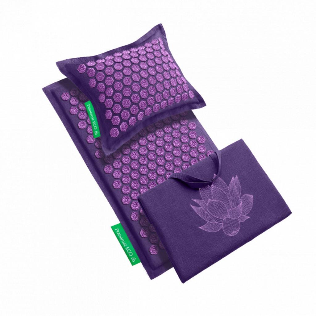 Pranamat eco lotus Acupressure Yoga Cushion Massage Pillow Set Kuznet FREE  Shipp