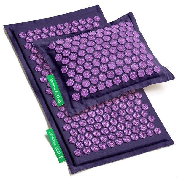 Pranamat ECO Set (Mat + Pillow) Lavender & Lavender