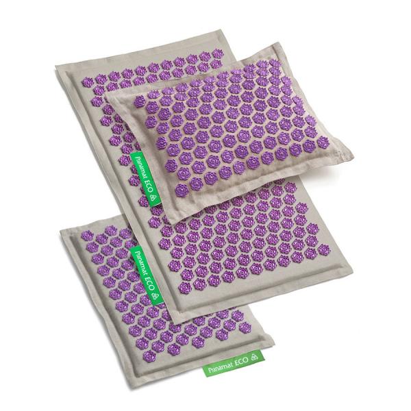 Pranamat ECO Set (Mat + Pillow + Mini) Natural & Lavender