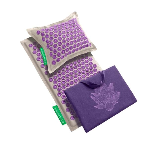 Pranamat + PranaPillow + BigBag Natural & Violet