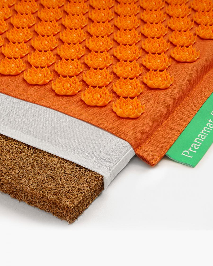Pranamat ECO Set (Mat + Pillow) Orange & Orange