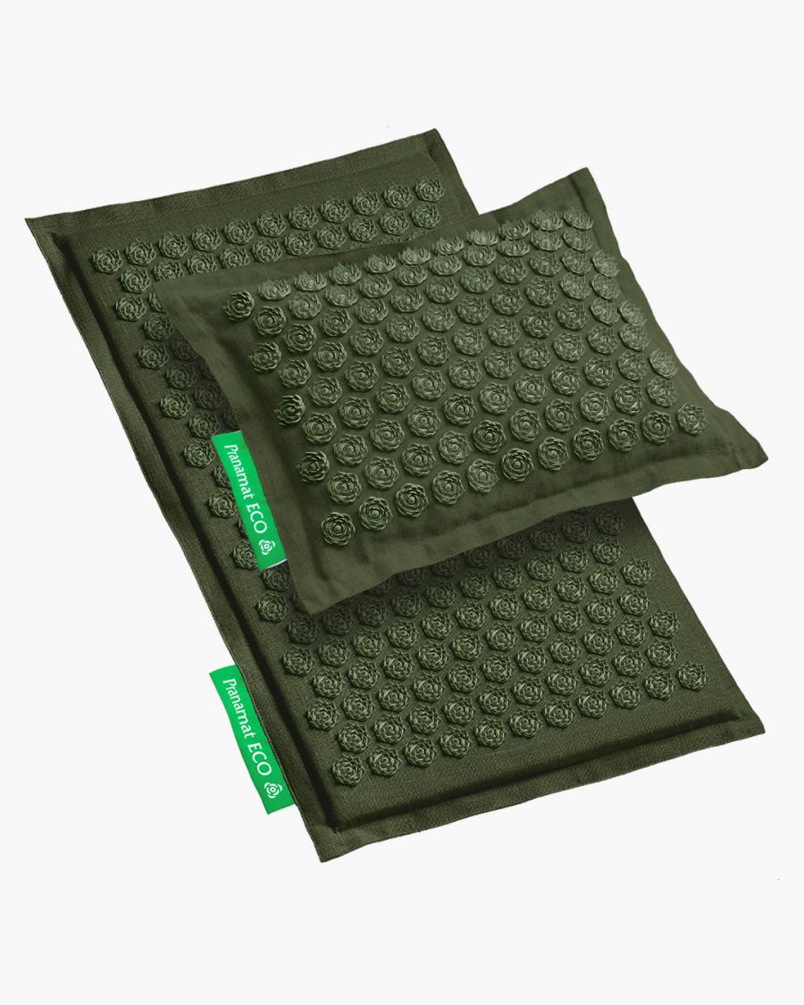 Pranamat ECO Set (Mat + Pillow) Military Green