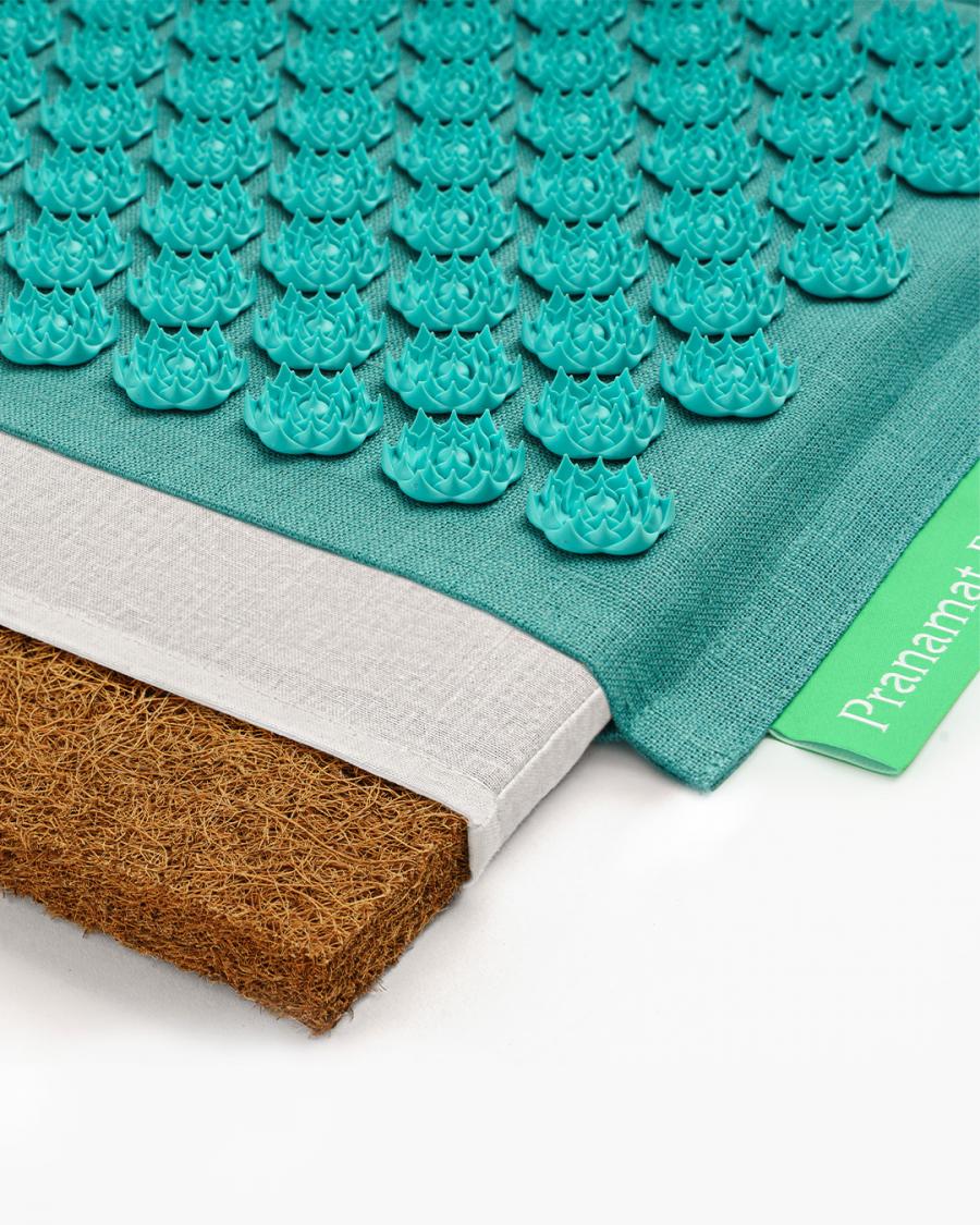 Pranamat ECO Set (Mat + Pillow + Mini) Turquoise & Turquoise