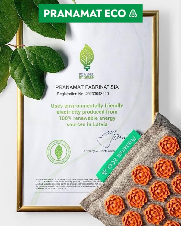 The Pranamat ECO Massage Set is now OEKO-TEX®certified